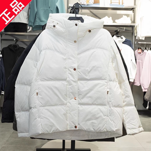 安踏保暖羽绒服女2025冬季新款连帽防泼水运动休闲外套162547935