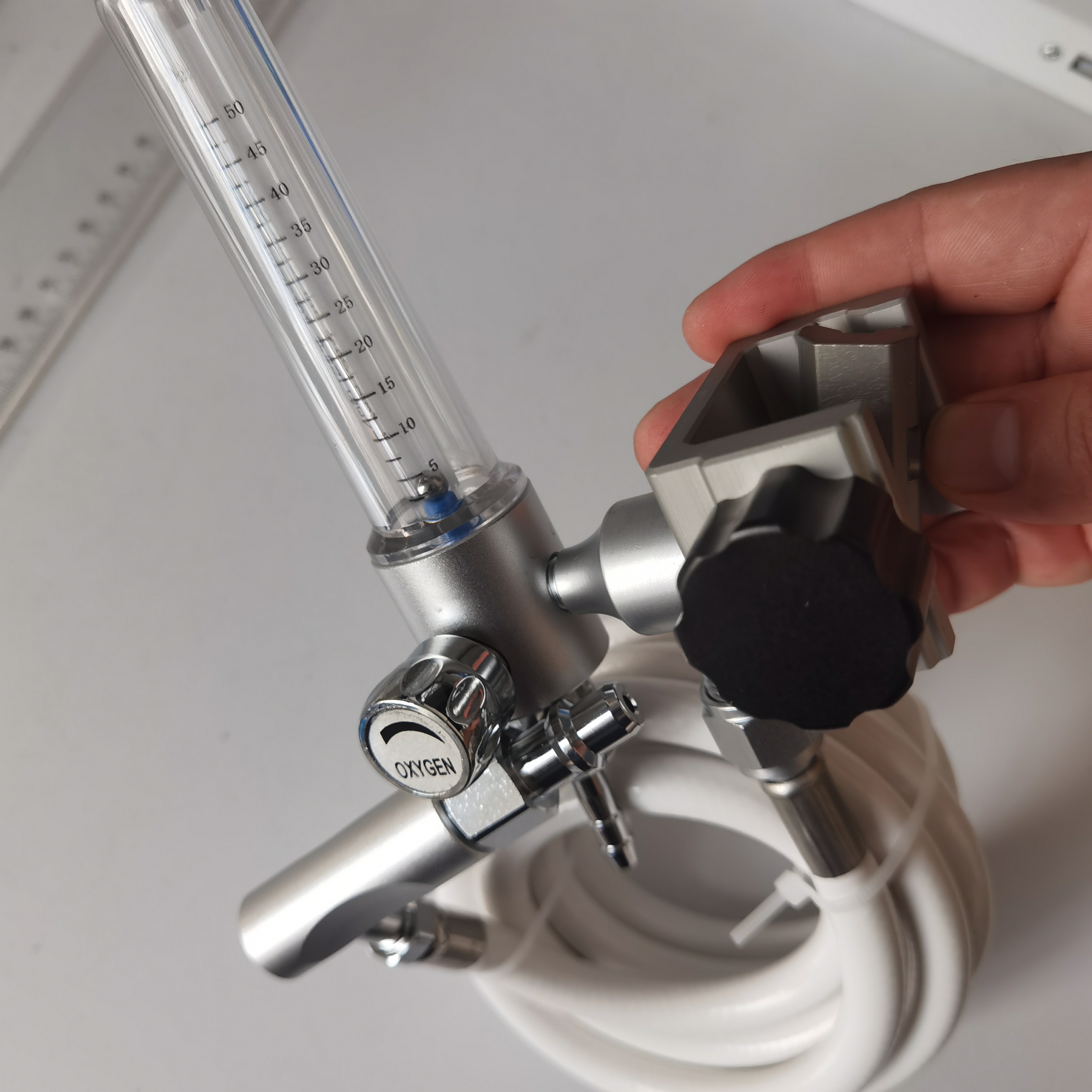 50升医用氧气高流量流量计流量计吊塔连接管流量计