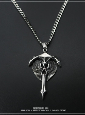 船锚复古情侣街头风配饰链子