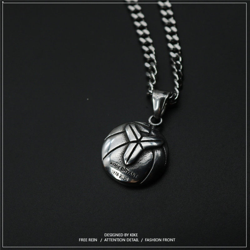 mamba neverout黑曼巴科比24号项链送男女朋友生日礼物纪念有意义