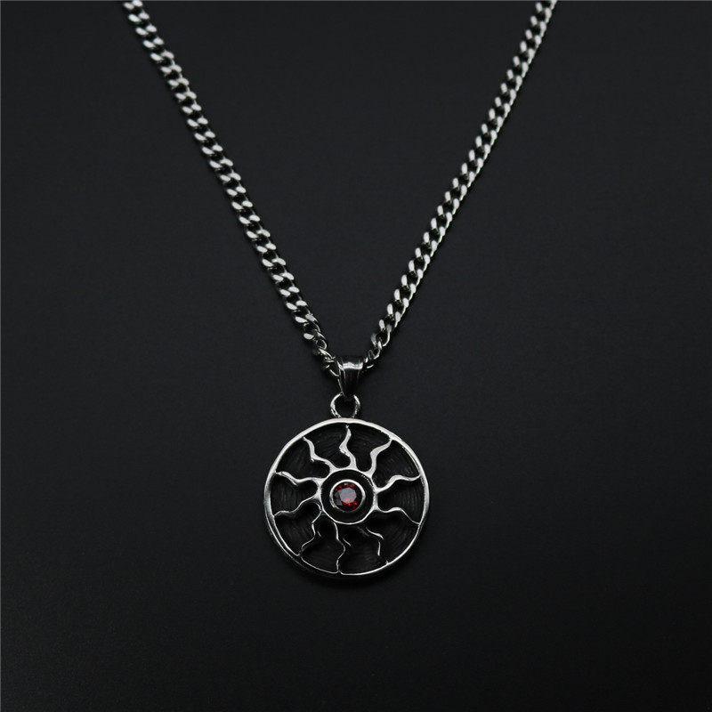 潮人百搭hiphop军牌吊坠嘻哈项链男挂件街头个性挂坠配饰网红钛钢