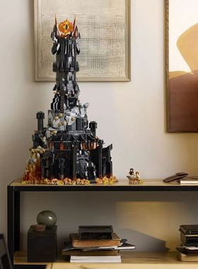 魔戒指怀王10333巴拉都黑塔拼装积木玩具男孩子高难度巨大型系列