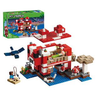 21270我的世界哞菇房屋男女孩拼搭积木玩具生日礼物