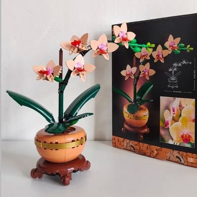 积木梅兰竹菊四君子103468