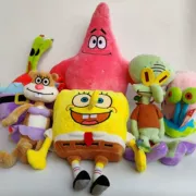 SpongeBob Đồ chơi sang trọng Cua Boss Bạch tuộc Anh em Worm nhỏ Ngôi sao lớn Búp bê Quà tặng sinh nhật - Đồ chơi mềm