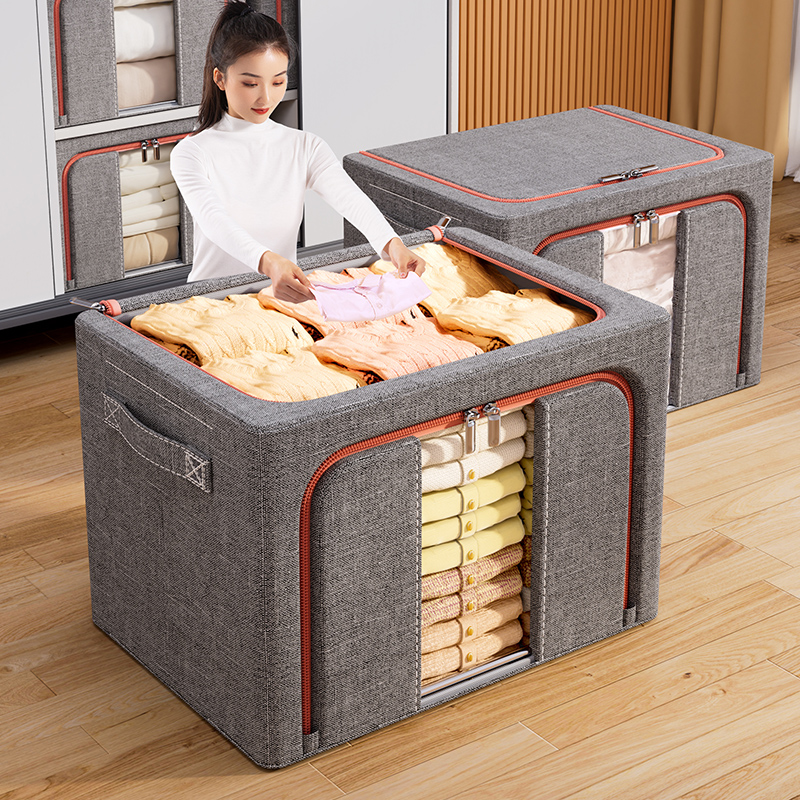 3个装衣服收纳箱家用衣柜