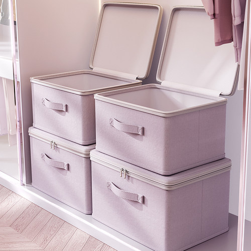 livingbox云柔棉软盖收纳箱