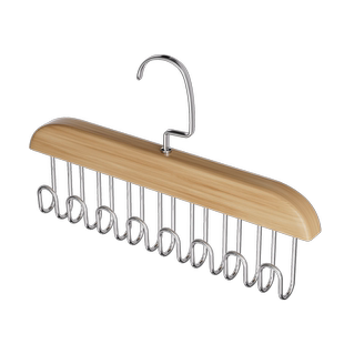 实木内衣架文胸吊带背心内裤收纳神器家用多功能包包整理挂钩架子