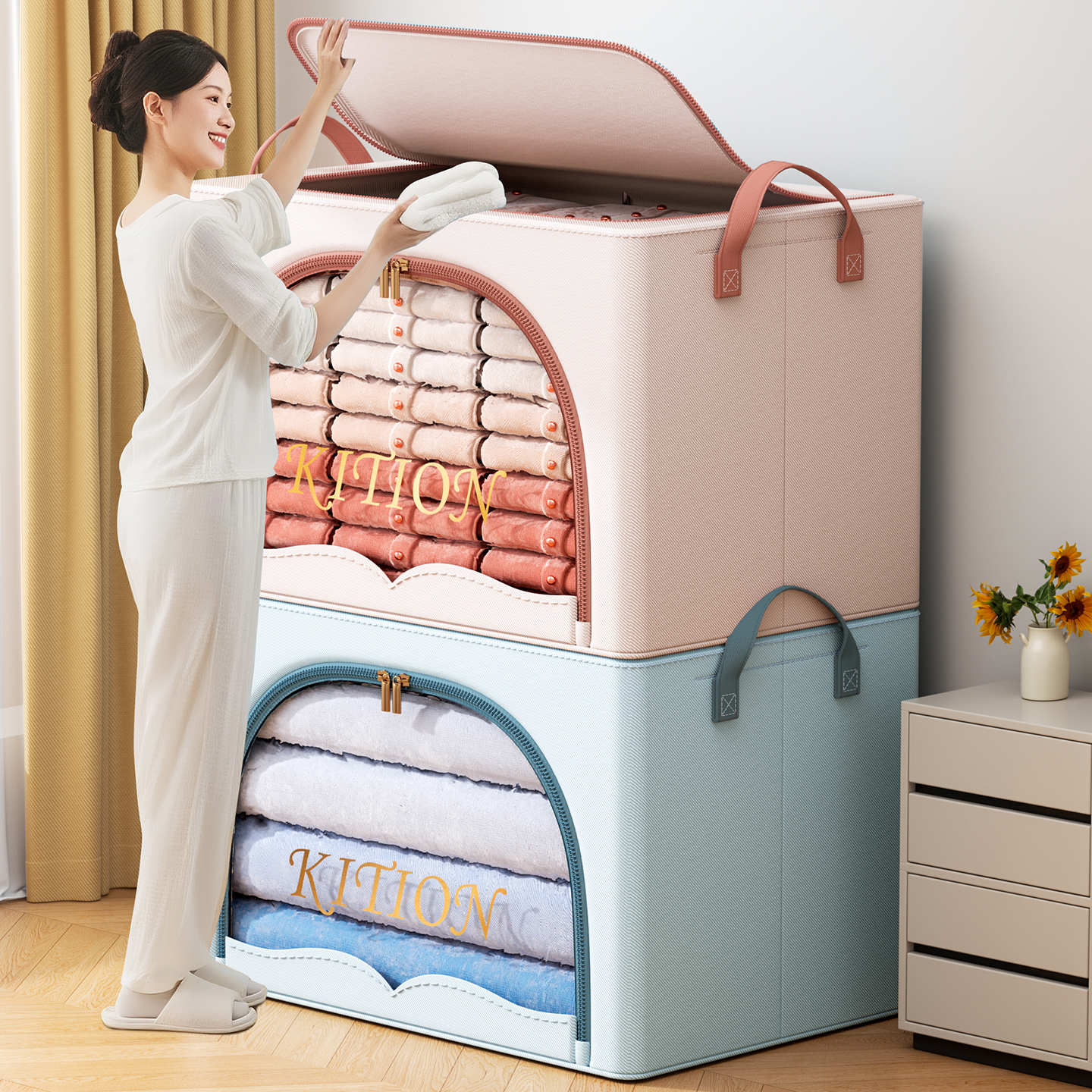 livingbox衣物被子收纳神器