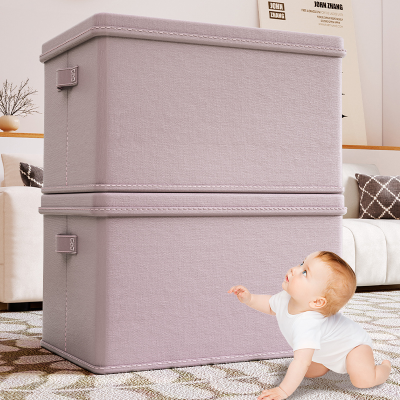 livingbox云柔棉衣服收纳箱