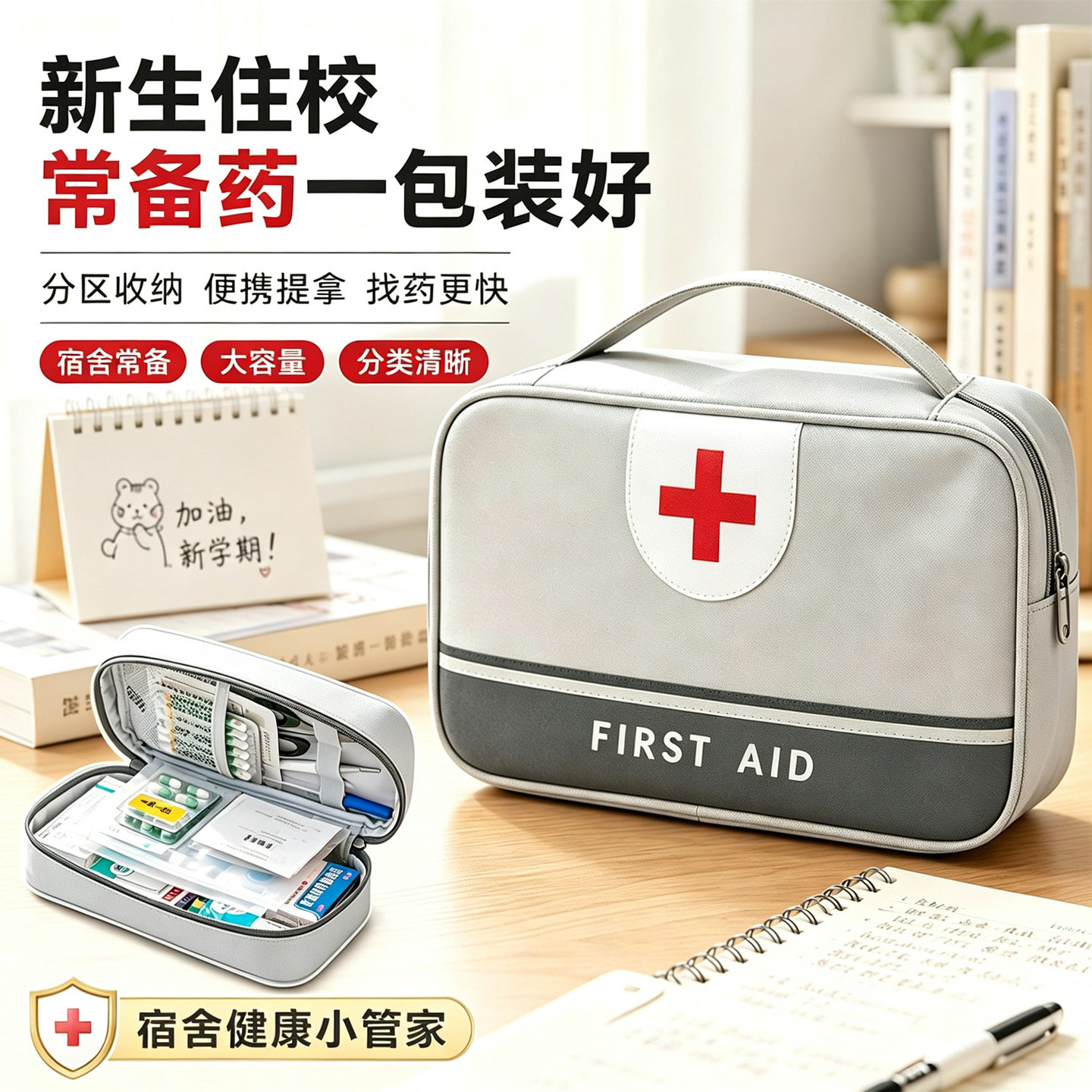 【班主任推荐】学生宿舍常备药箱图片