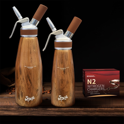 外贸木纹氮气N2冷萃咖啡壶