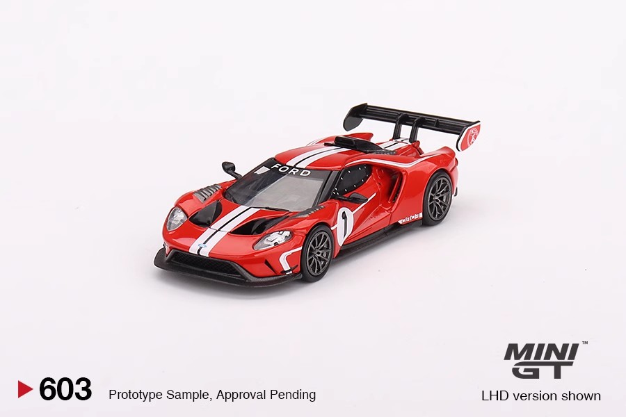 MINI GT 1:64#603福特 Ford GT MK II红色合金汽车模型包邮