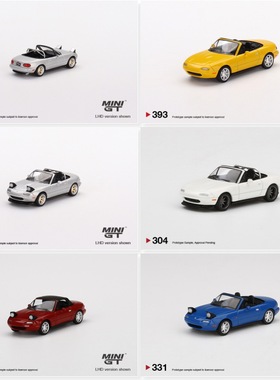 MINIGT 1:64  马自达Mazda Miata MX-5 敞篷版#304仿真合金模型