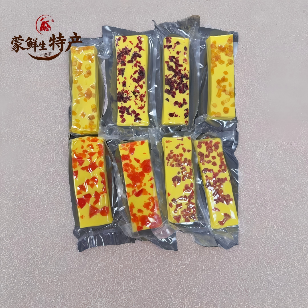 内蒙特产益得甄品水果奶酪水果奶酪水蜜桃草莓蔓越莓芒果味散称