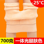 肤色超厚打底裤 外穿加厚肉色光腿神器 女秋冬加绒特厚一体保暖棉裤