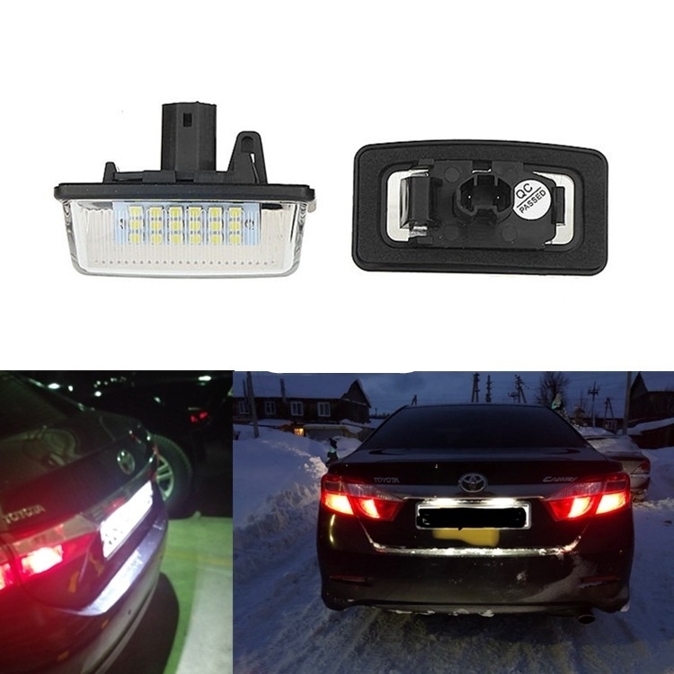 适用于14-18丰田 诺亚 NOAH/VOXY 80系 LED牌照灯  后车牌灯 总成