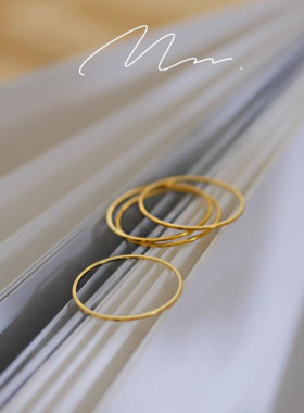 0.5mm极细叠戴素圈戒指女小众设计钛钢戒指光面简约轻奢食指中指