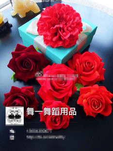 拉丁舞蹈表演花朵头饰西班牙女郎探戈弗拉门戈国标舞台头花发饰品