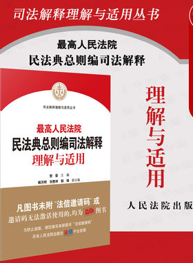 民法典总则编司法解释理解与适用