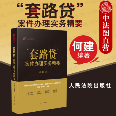 正版 2020新书 “套路贷”案件办理实务精要 何建 房屋买卖抵押权纠纷 新民间借贷司法解释案例分析刑事犯罪办案人员实务 人民法院