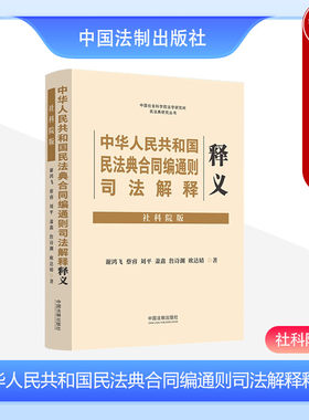 民法典合同编司法解释释义