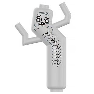 适用乐高小颗粒积木配件摇摆气球人摆件舞动人偶儿童拼装玩具LB06