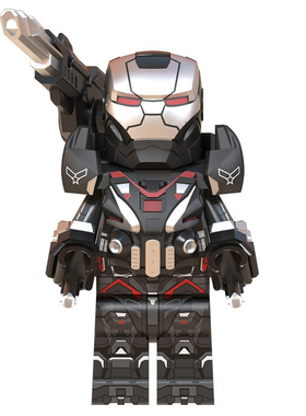 第三方MOC超级英雄WM791黑色战争机器拼装积木人仔玩具