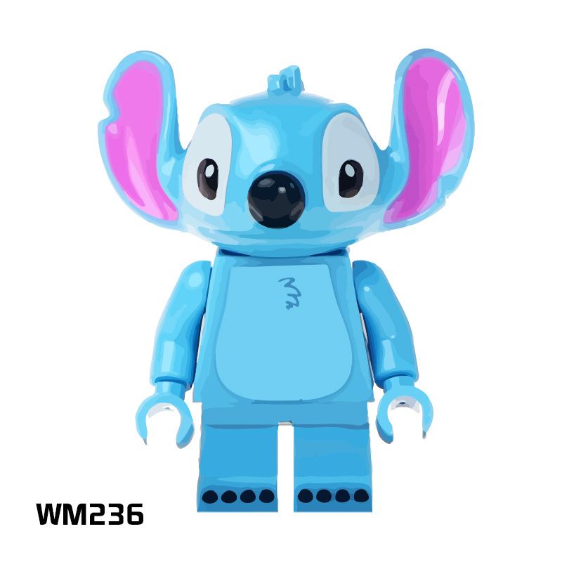 抽抽乐日本动漫史迪仔拼装玩具