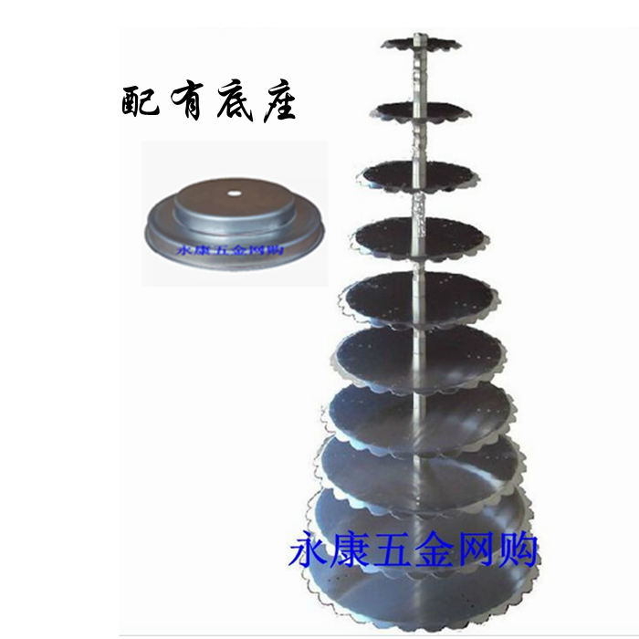 烘焙10层单柱铝合金生日多层蛋糕架子婚礼庆12层18层支架店坊用器