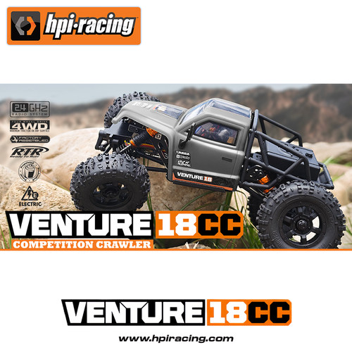 HPI VENTURE18 CC FLUX 无刷 竞赛遥控电动四驱攀爬车越野车