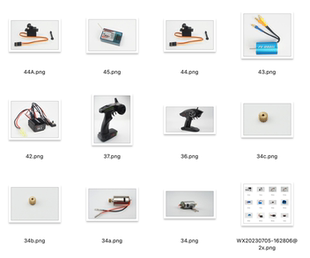 七叔的日常 鹏翔1:18RC遥控车PX9300配件大全 升级无刷电机动力