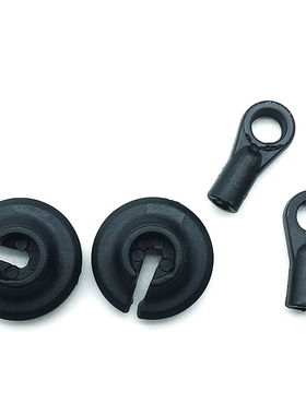 飞神FS1/10短卡自由侠穿越者大脚捍卫者通用避震球头RC模型配件