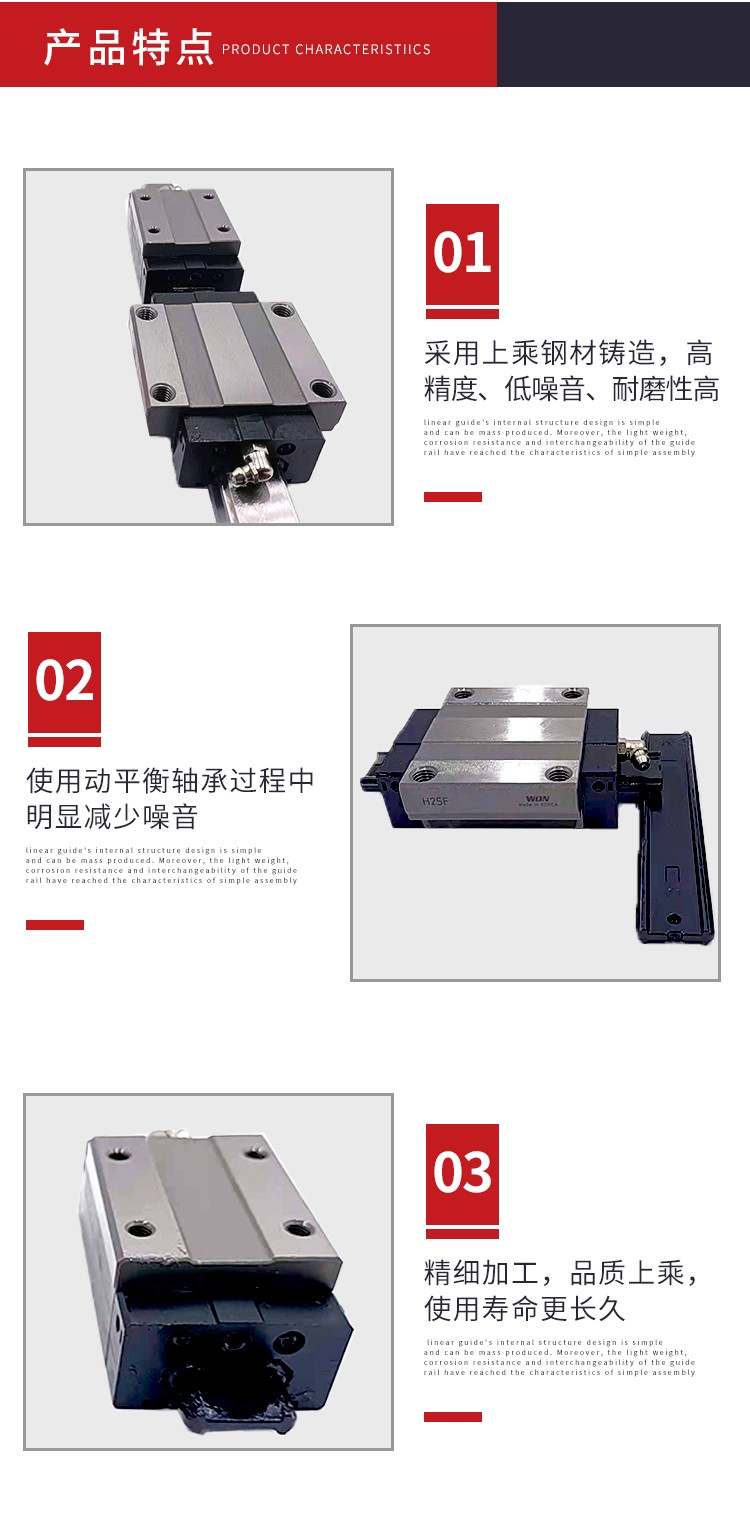 WON S15F S20F S25F导轨法兰低组装滑块-封面