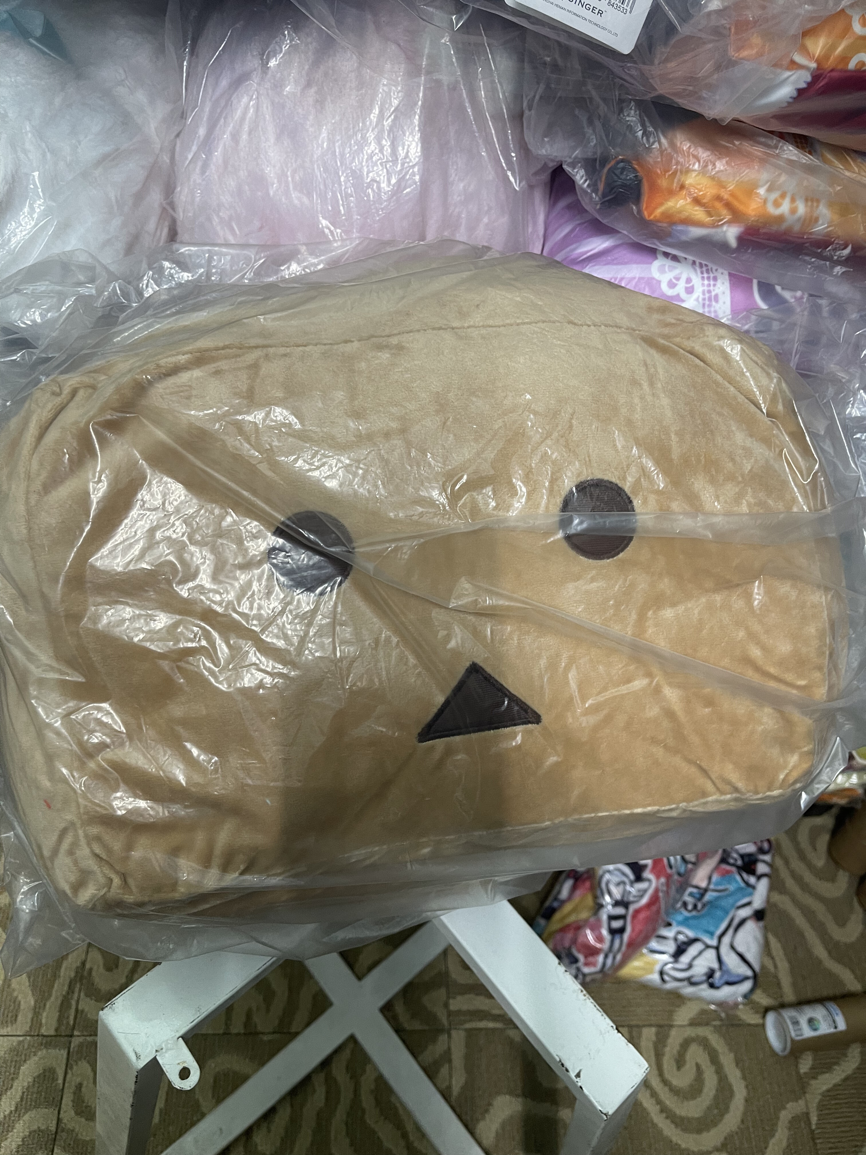 【活动】日本正版 DANBOARD 纸盒人 大包枕 靠枕 全新现货带吊牌