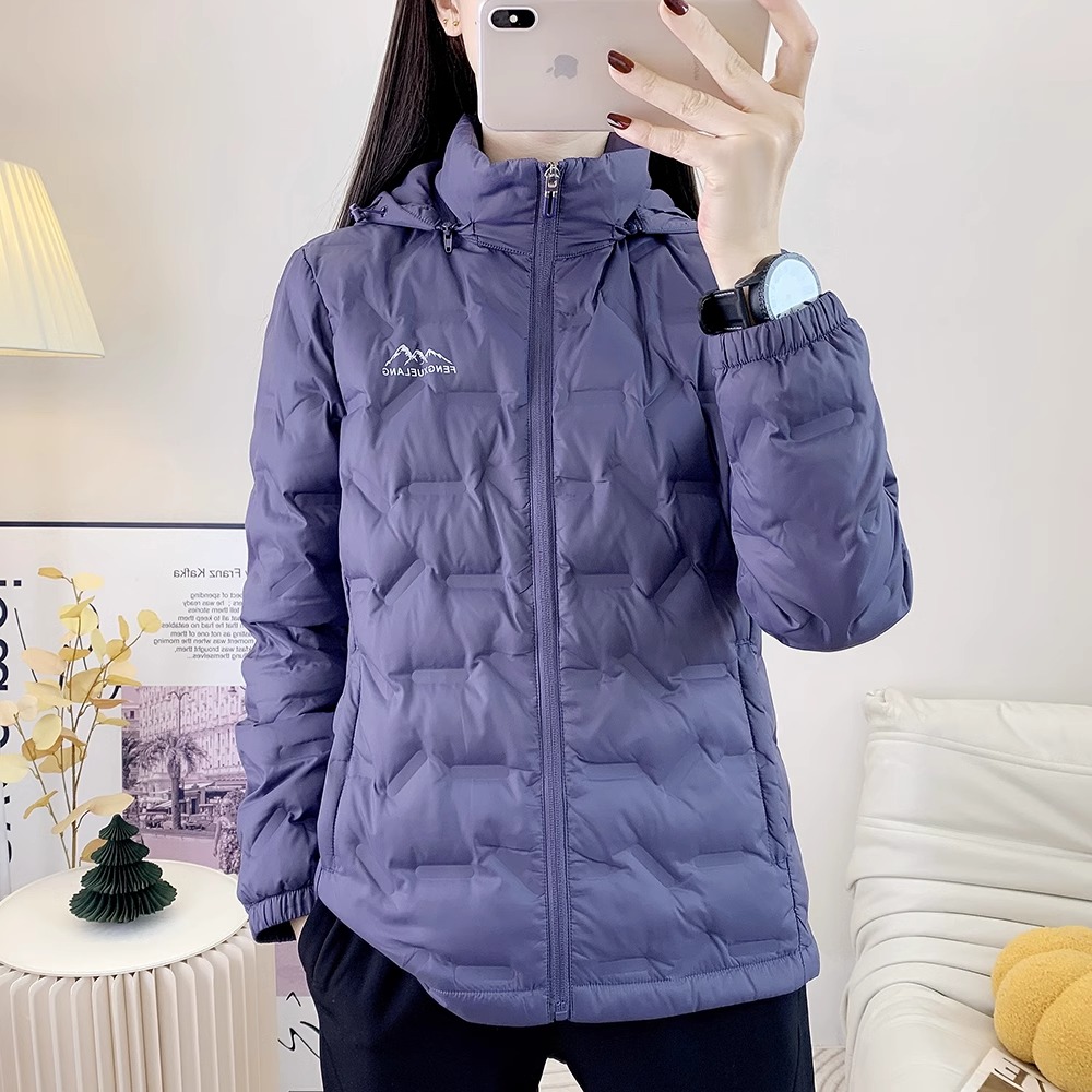 正品风雪狼羽绒服女保暧石墨稀新