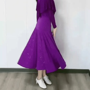 裙长74cm 半身鱼骨大摆裙 裙摆720° 浩婷雪娟