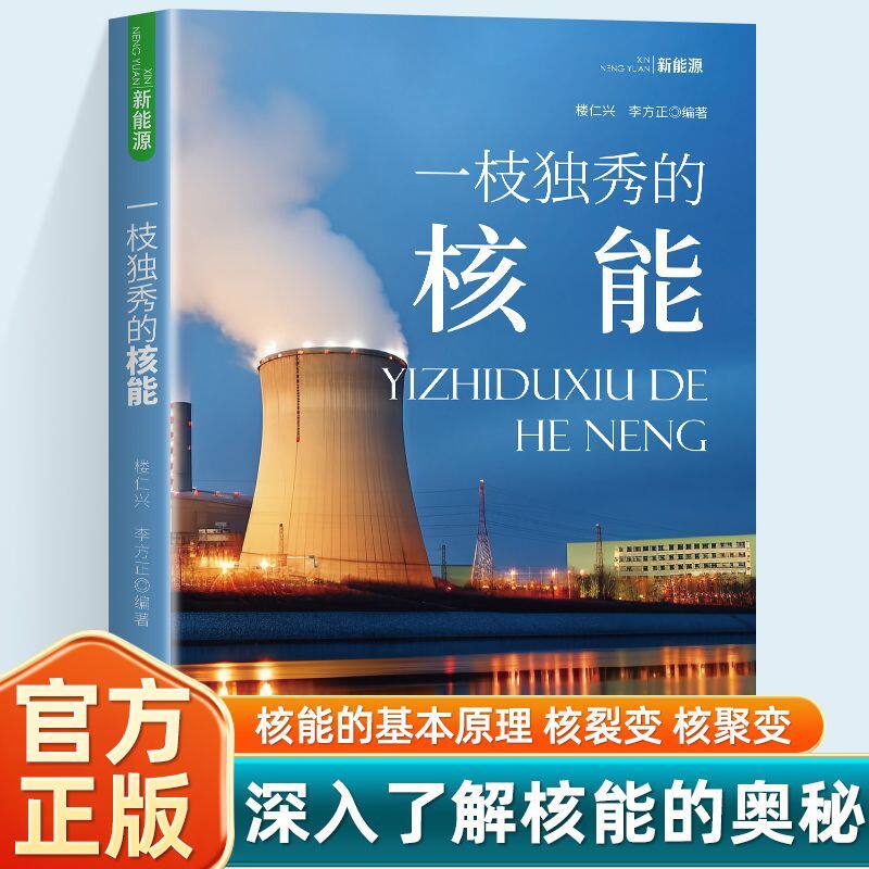 正版 一枝独秀的核能 新能源科普核能基本原理 原子核组成裂变聚变核电站 核能知识科普中小学生课外书核能普及科普知识读本书籍
