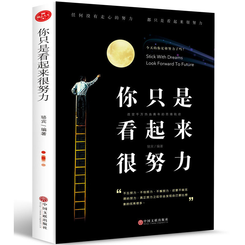 35元任选5本正版包邮你只是看起来很努力青春励志书籍你不努力谁也给不了你想要的生活成功总是峰回路转人生哲学全集励志成功畅销