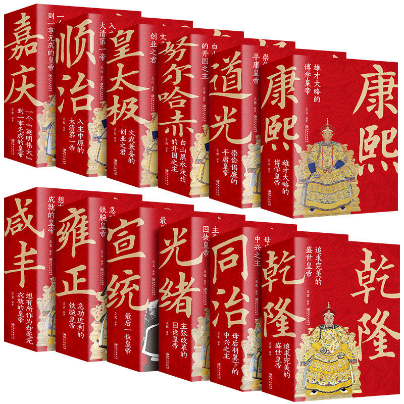 大清十二长篇历史小说全套12册