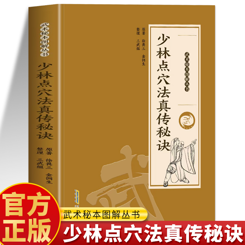 少林点穴法真传秘诀正版书籍