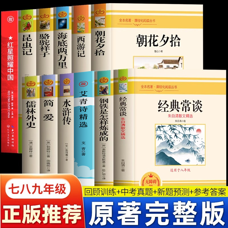 艾青诗选经典常谈课外书世界名著