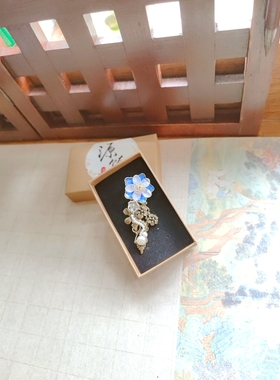 源饰 原创设计手工 古风发夹 胸针 旗袍上衣配饰 刘海夹 古色古香