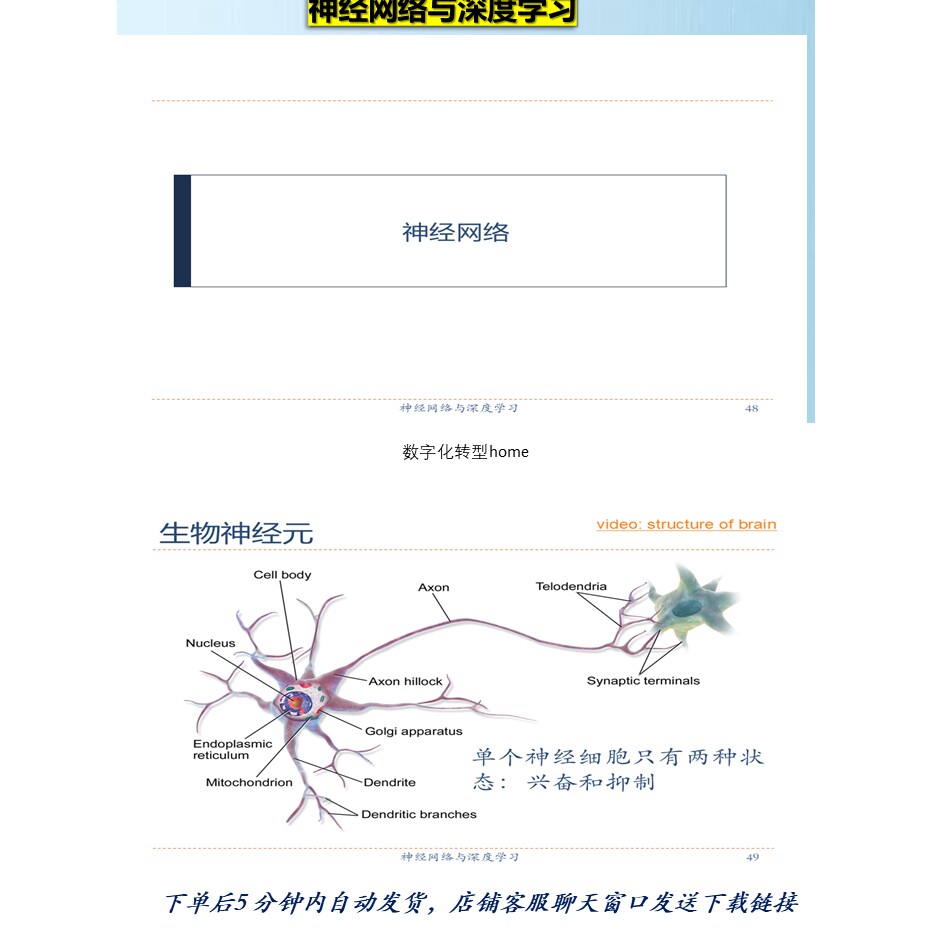 210页可编辑PPTAI人工智能学习参考神经网络与深度学习