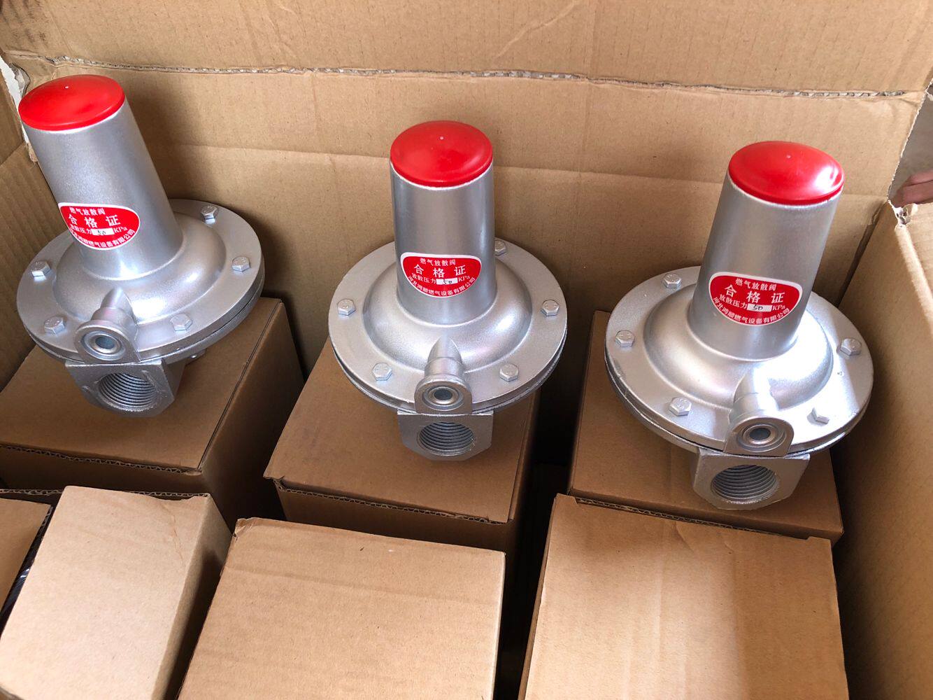raf燃气安全放散阀天然气超压放散阀燃气泄压阀厂家直销dn25调节