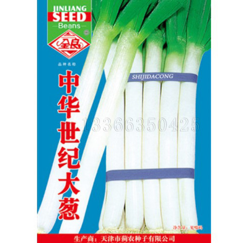 中华世纪大葱种子 春秋播大葱籽不分蘖葱白紧实耐寒耐旱蔬菜种子