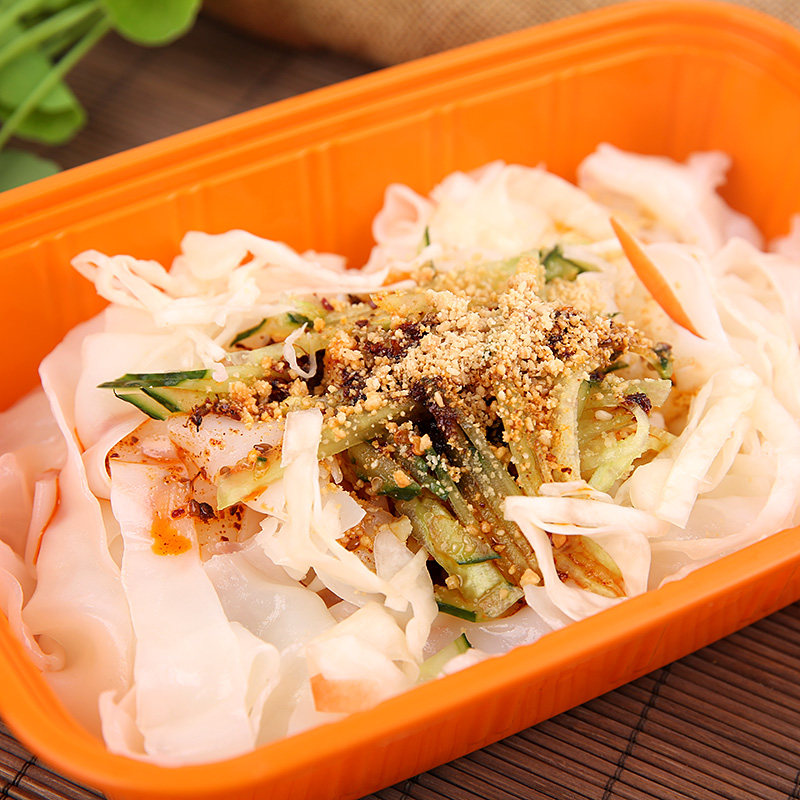 内蒙巴盟酿皮凉皮米皮速食擀面皮正宗呼市特产名吃即食真空盒装