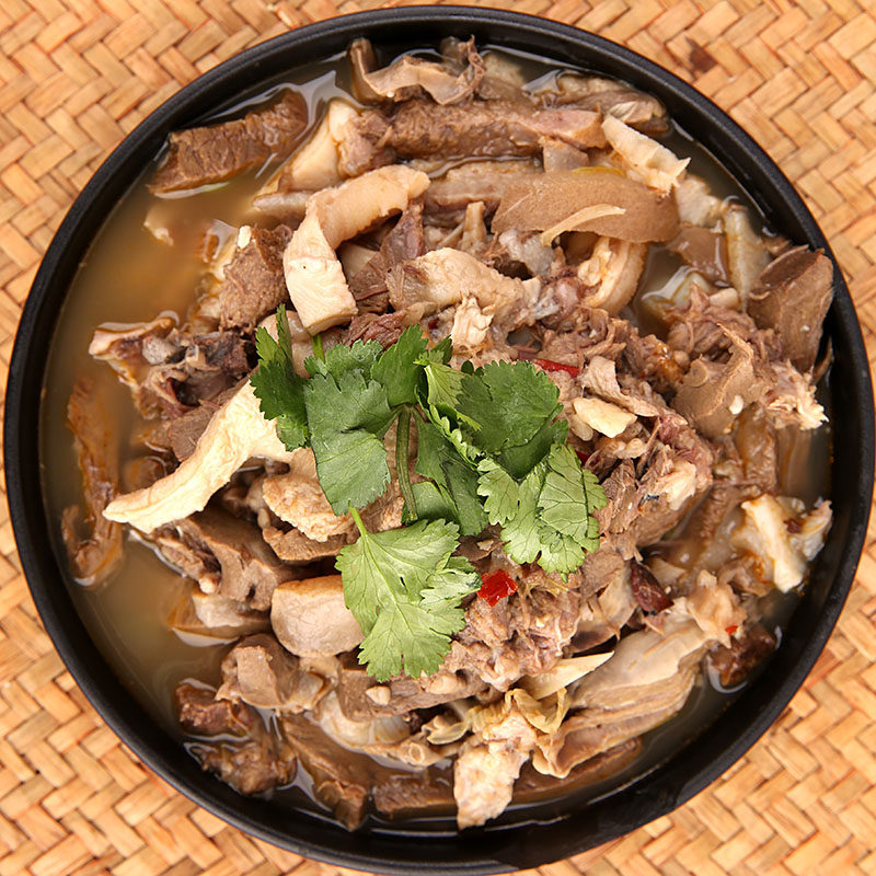 内蒙古特产牛杂 香辣牛杂汤清真牛杂碎 加热食用 牛心牛肚牛肺