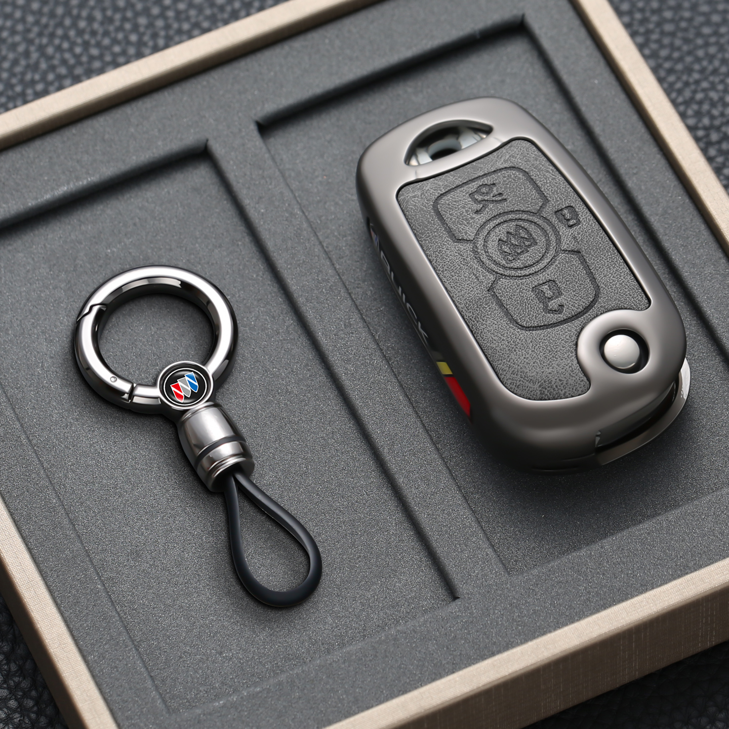 适用于别克钥匙套折叠