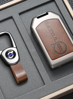 沃尔沃xc60钥匙套s90车s60l专用xc40壳c40扣v60高档26款xc90包扣